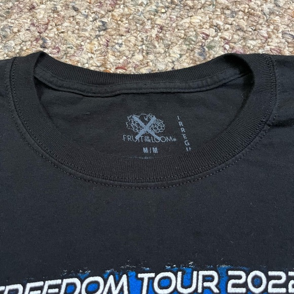 🎸 '22 Journey Band Billy Idol Toto 2 Side UNWORN Freedom Tour Shiny Bright Tee - Picture 4 of 14
